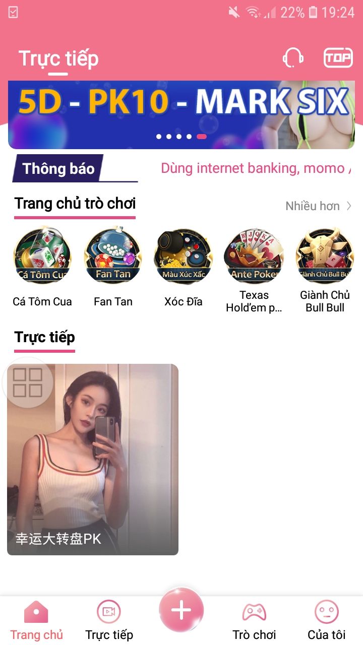 Hướng dẫn nạp tiền rút tiền trên MMlive